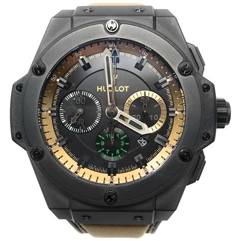 Hublot King Power Usain Bolt Black Chronograph Dial .